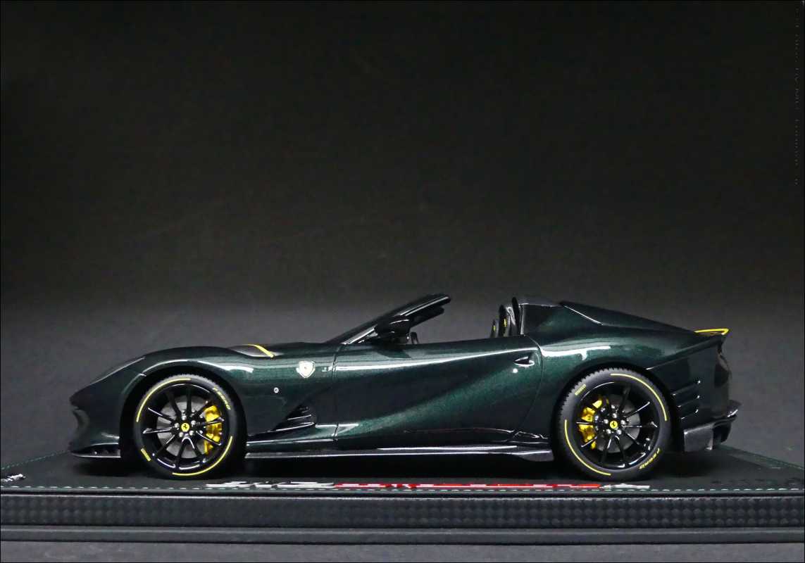 1:18 BBR Ferrari 812 Competizione A Aperta Verde Zeltweg – Limited 70 pcs